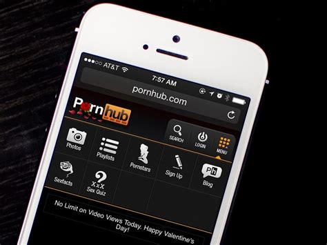 Pornhub. Pornhub may as well be the best mobile porn site out there. These guys are not dumb; they know much of their traffic comes from mobile gadgets and have strived to provide the best experience possible. They give users all the navigation they need in a neat, uncluttered package.